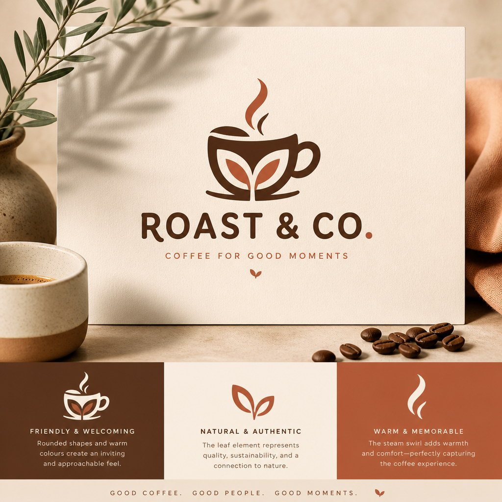 Hospitality & Coffee logo design concept by Digital Brand Labs