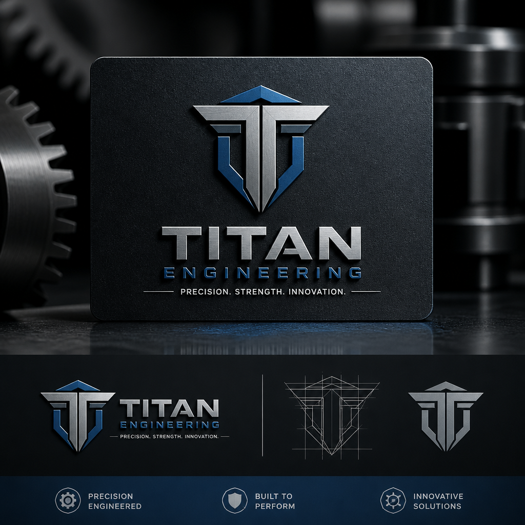 Engineering & Industrial logo design concept by Digital Brand Labs Johannesburg